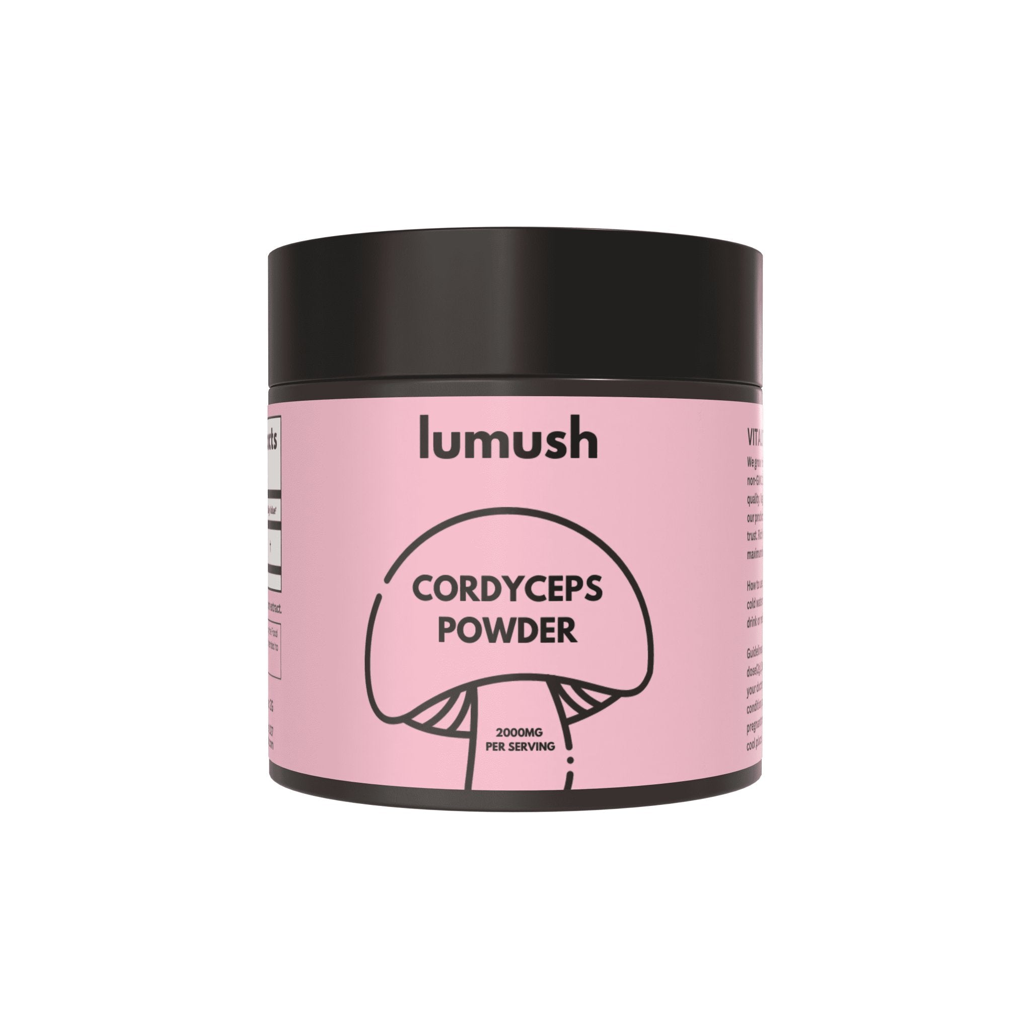 Lumush Cordyceps Mushroom Powder (60g) - honeybankuae