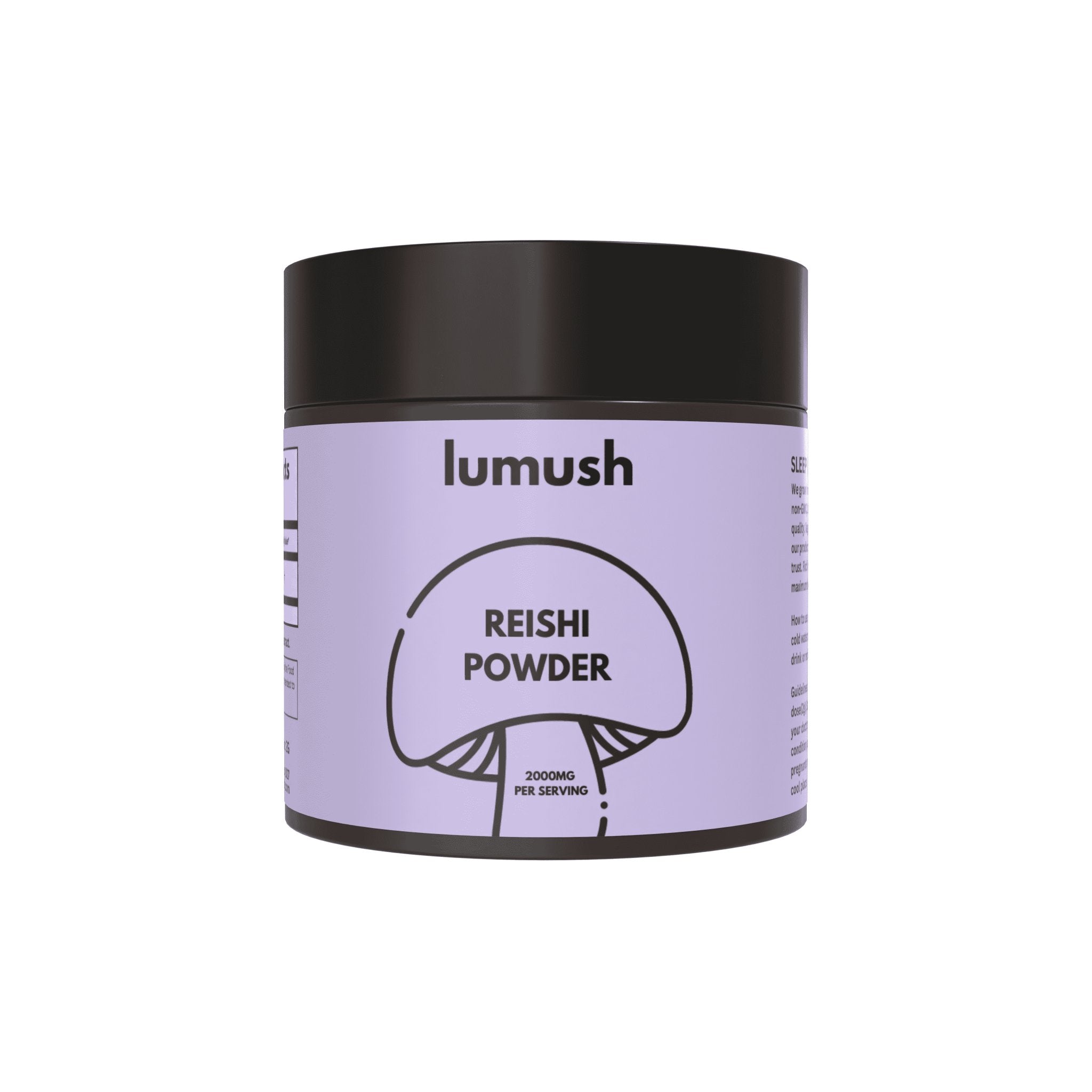 Lumush Reishi Mushroom Powder (60g) - honeybankuae